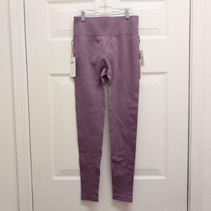 Forever 21 Uplift High Rise Leggings Ribbed Large Activewear Gym Workout Yoga